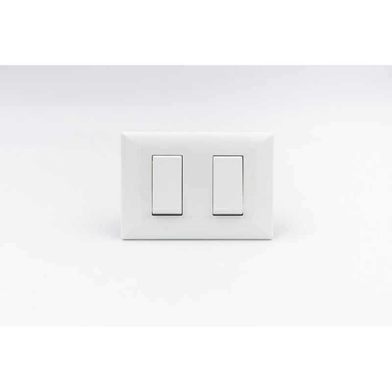 SINTHESI - INTERRUPTOR DOBLE 01 SIMPLE Y 01 CONMUTADOR 3 VIAS S22 SINTHESI