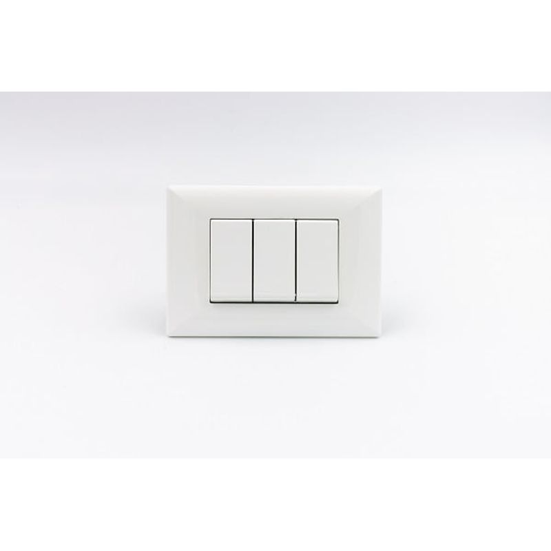 SINTHESI - INTERRUPTOR TRIPLE 01 SIMPLE Y 02 CONMUTADOR 3 VIAS S22 SINTHESI