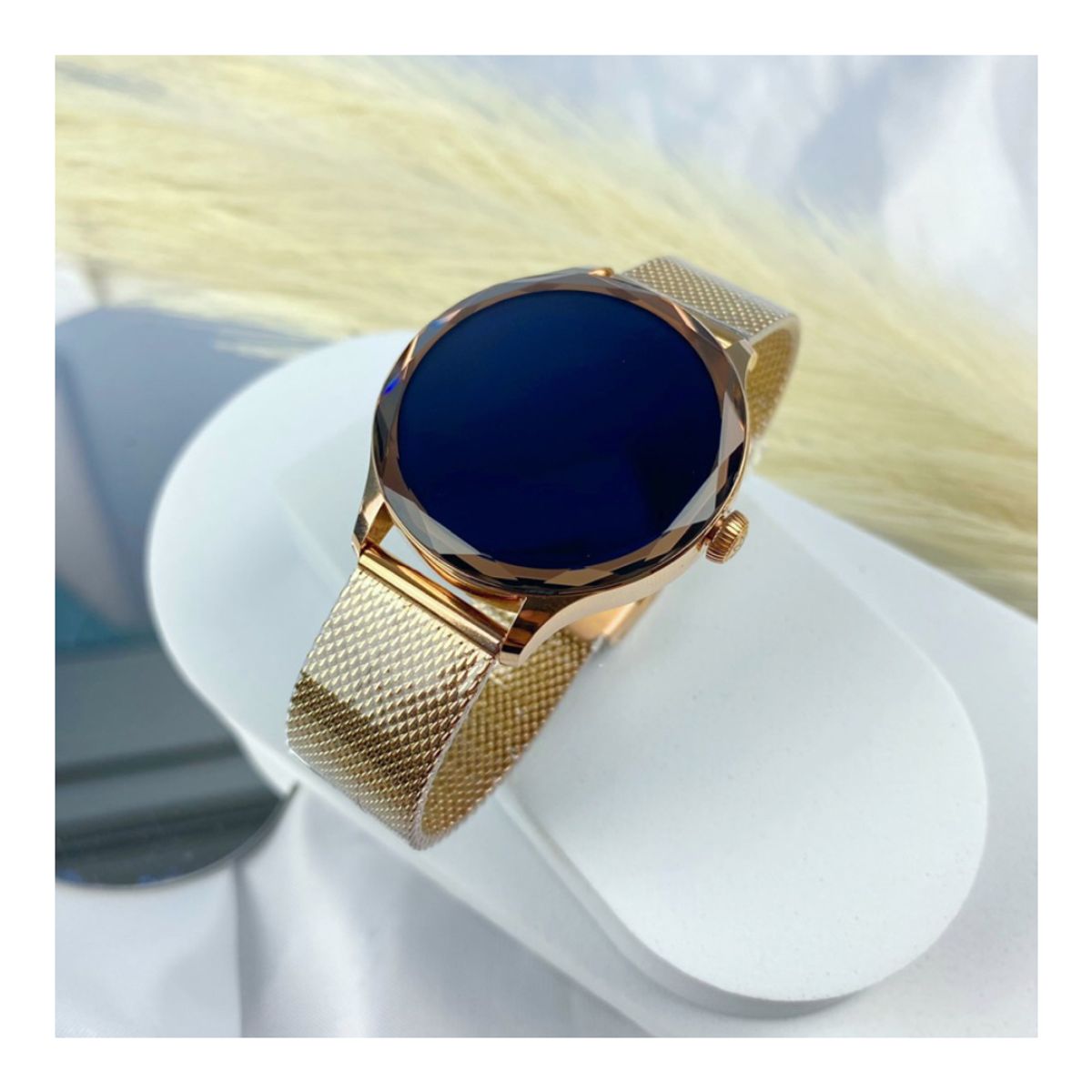 GENERICO - Smartwatch DTS Diamond  Pantalla Amoled Doble correa - Gold