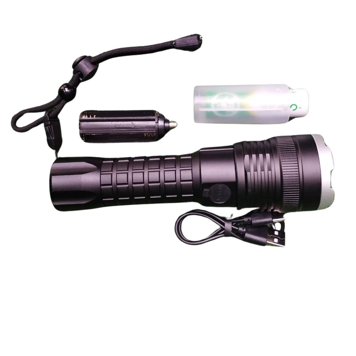 CAFINI - Linterna Táctica Recargable L7169a