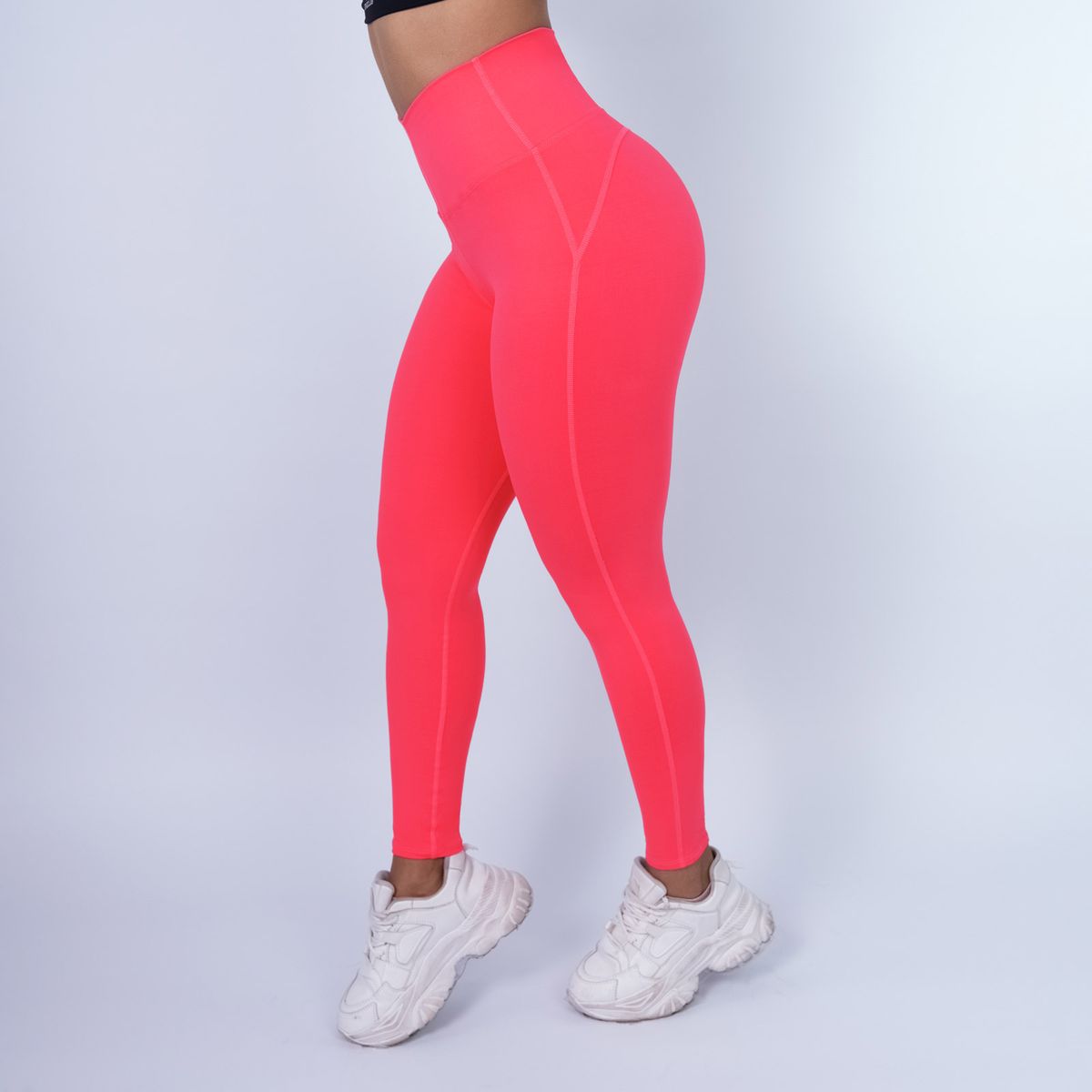 DANZCLUB - LEGGINS BASIC - CORAL NEON