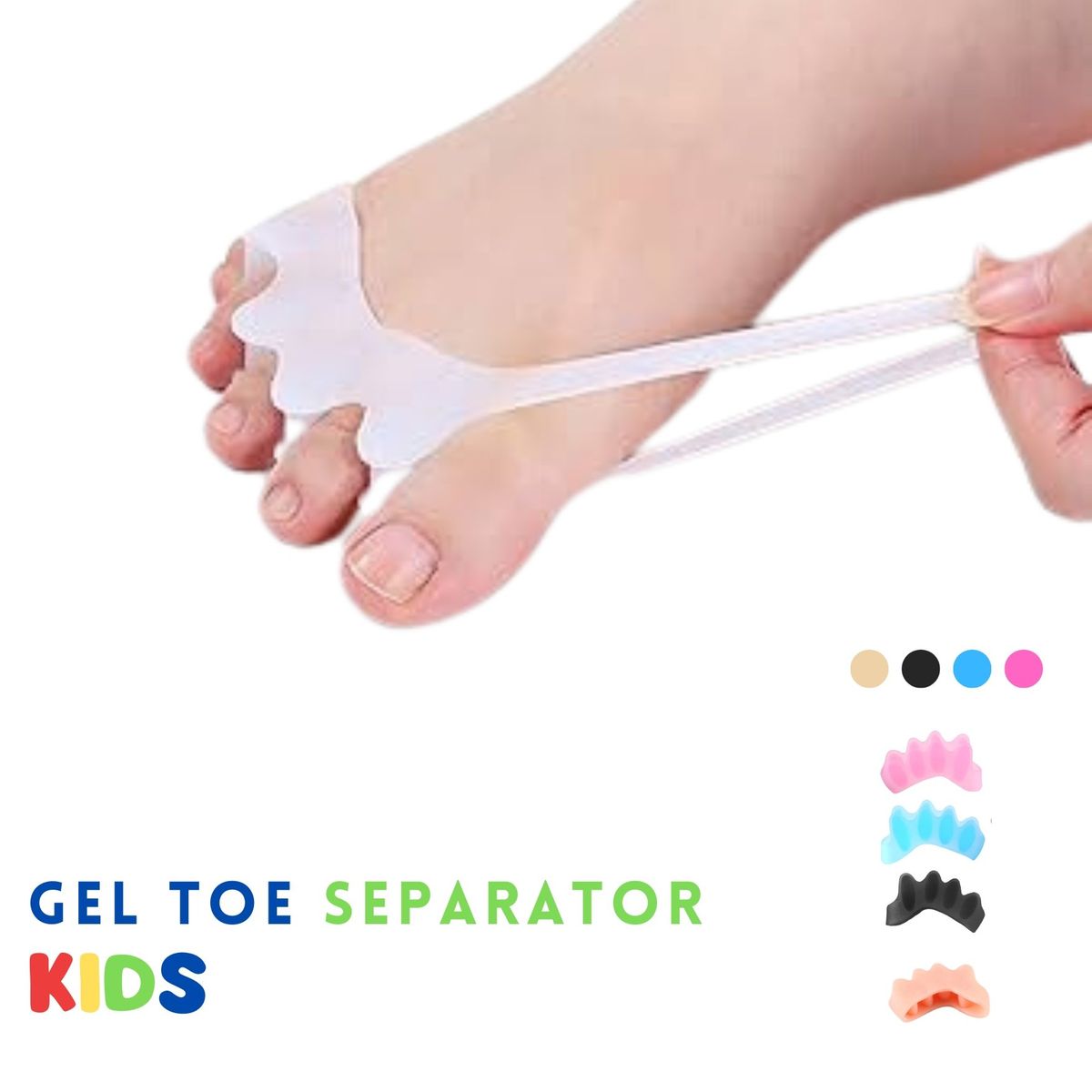 FISIO CARE TU BIENESTAR PRIMERO - Separador KIDS de 5 dedos beige - unisex