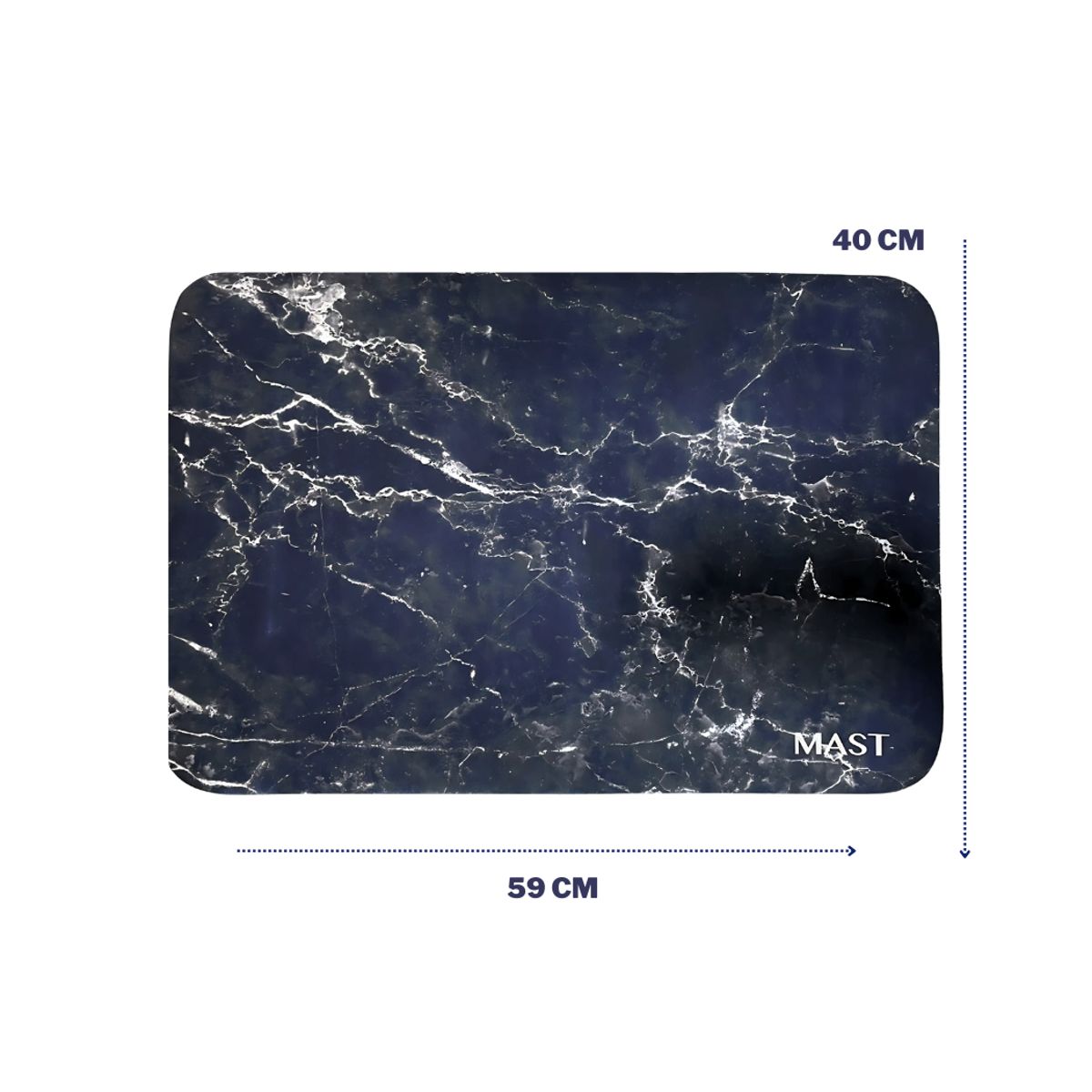 SM - ALFOMBRA ANTIDESLIZANTE PARA HOGAR 40X60 CM NEGRO BLANCO