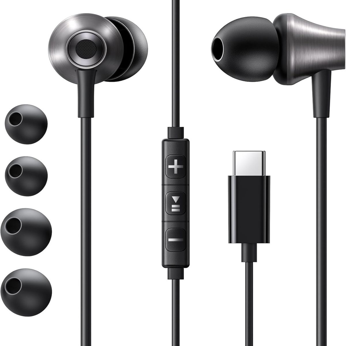 UGREEN - Ugreen Auriculares USB-C Micrófono y Aislamiento Ruido EP105 - 35754