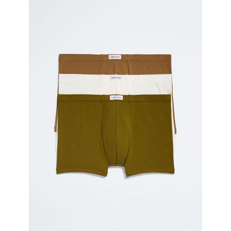 CALVIN KLEIN - 3 PACK PURE COTTON STRETCH -TRUNK