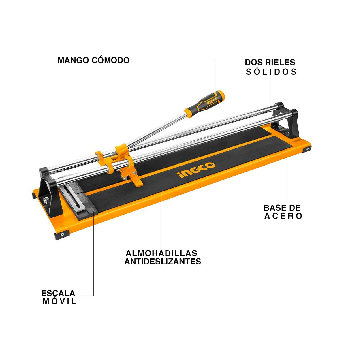INGCO TOOLS - CORTADORA MAYÓLICA PORCELANATO 600MM+ VENTOSA SOPAPAS 25K X2 INGCO