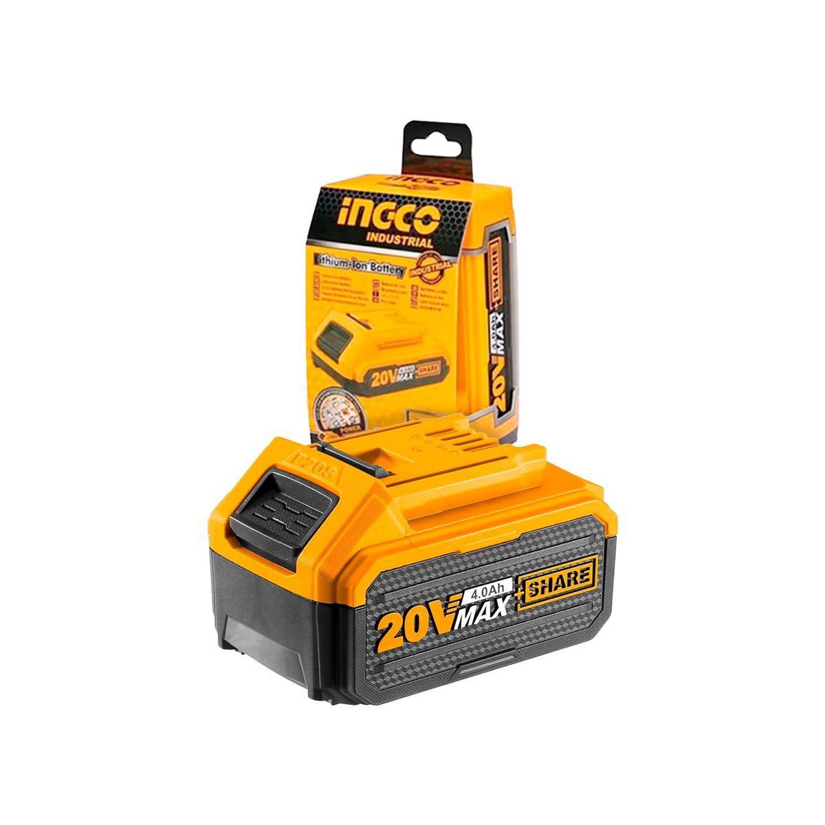 INGCO TOOLS - BATERÍA 20V 4AH MULTIHERRAMIENTA + CARGADOR 20V INGCO