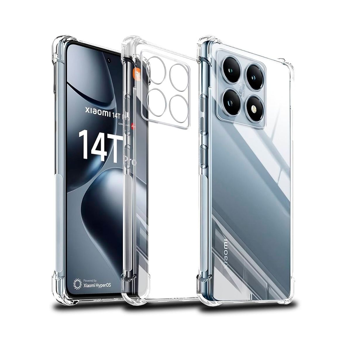 GENERICO - Funda Protector Case XIAOMI 14T - TRANSPARENTE ANTI IMPACTO