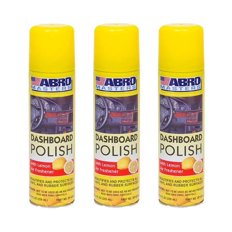 ABRO - ABRO Silicona para Tableros Limón DP-633 - 220mL Pack x 3