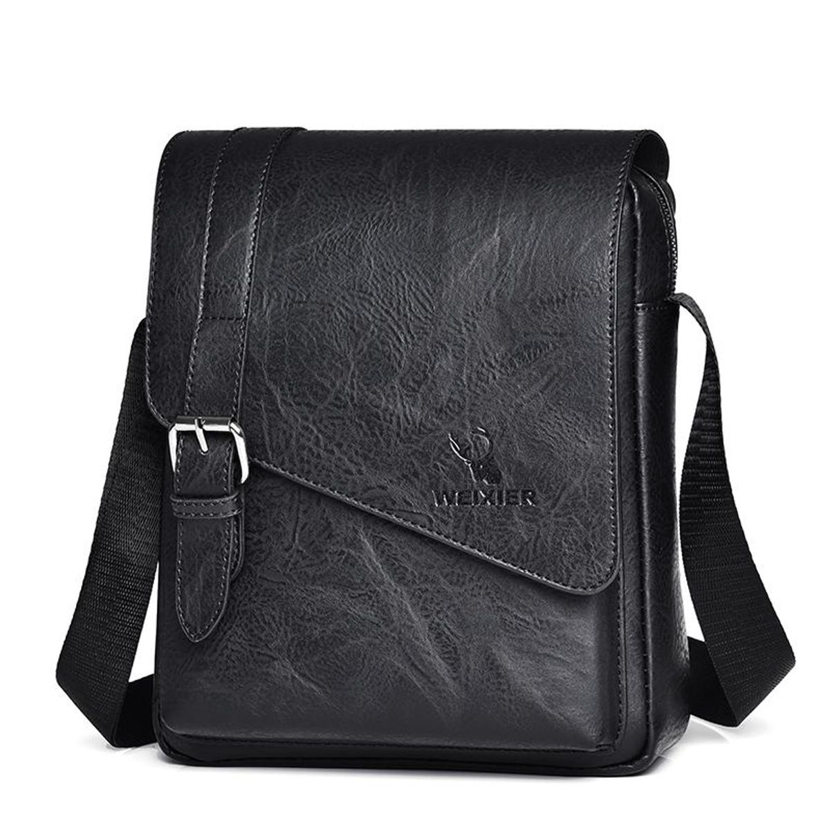 GENERICO - Makeway - Morral Bolso Hombre cuero PU