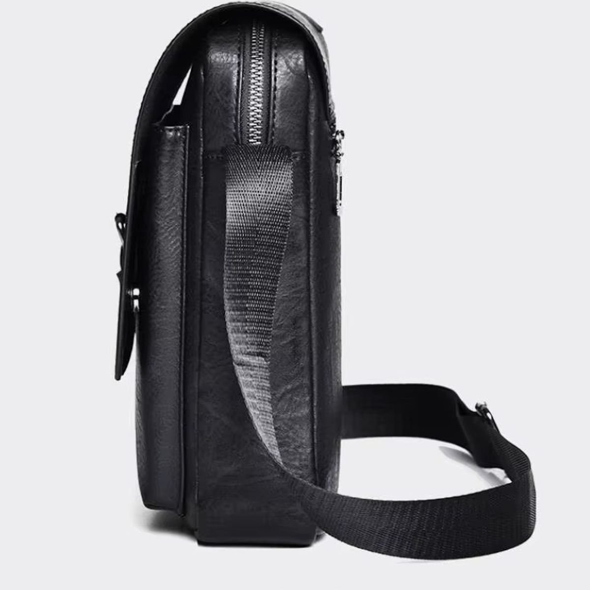 GENERICO - Makeway - Morral Bolso Hombre cuero PU