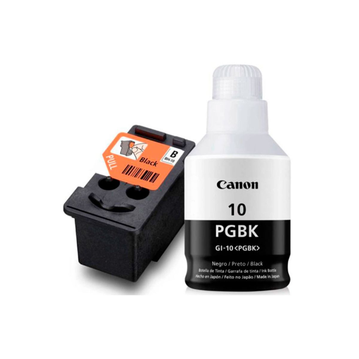 CANON - PACK CABEZAL CANON BH-10 NEGRO Y TINTA GI-10BK PN 3418C005AA