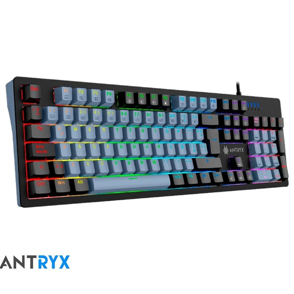 ANTRYX - TECLADO GAMING ANTRYX MK-860L MECANICO SW BLUE RGB BLACK