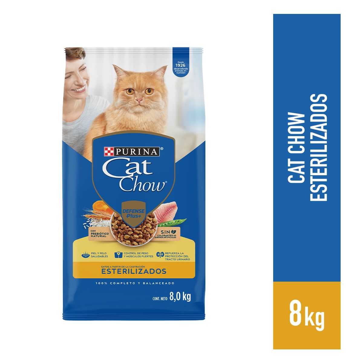 CAT CHOW - Alimento para gatos esterilizados Cat Chow 8kg