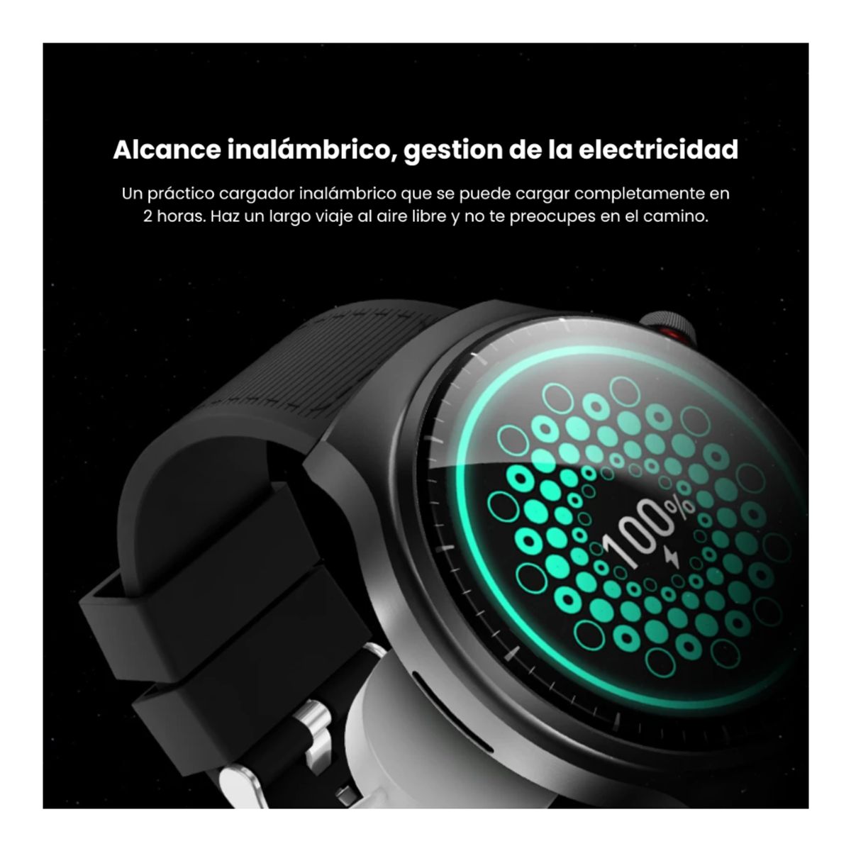 GENERICO - SmartWatch HW6 Max con 3 correas AMOLED - plateado