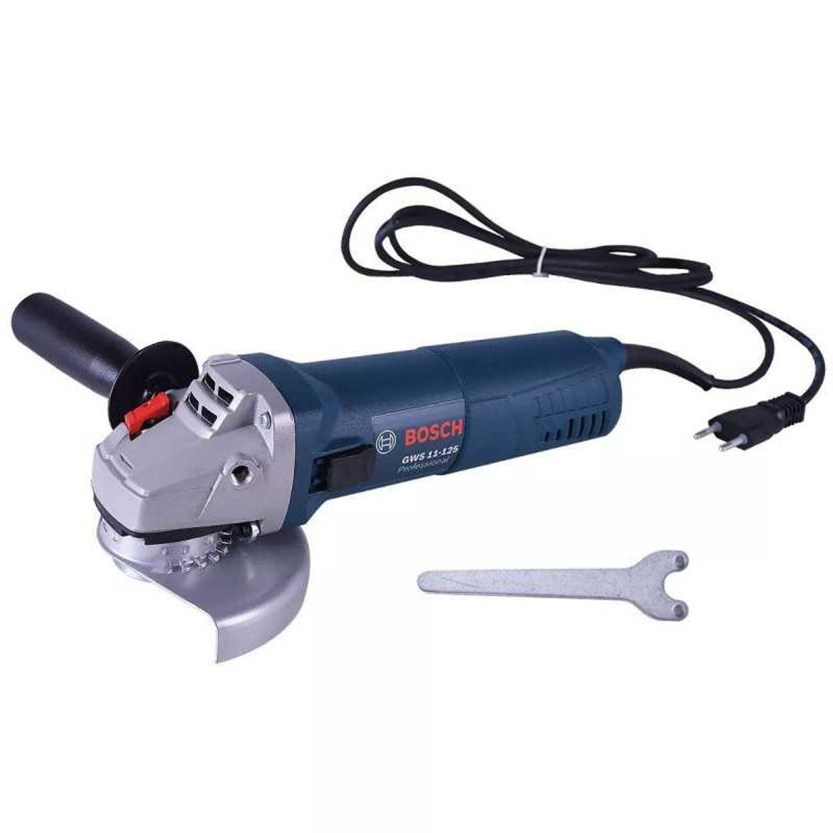BOSCH - Esmeril Amoladora Angular 5" (4-1/2") 1100W GWS 11-125 Professional Bosch