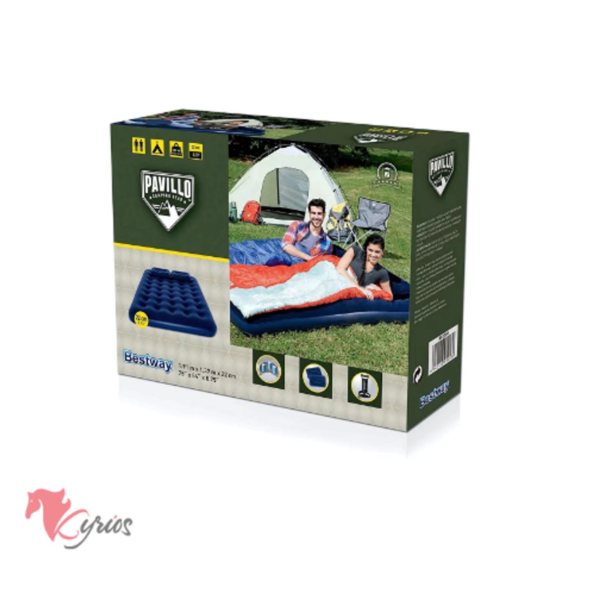 NO LOGO - Colchón Inflable 2 Plazas