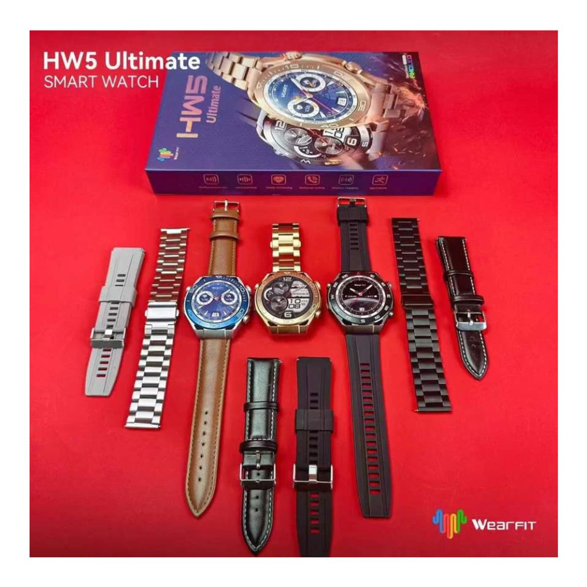 GENERICO - SMARTWATCH HW5 UlTIMATE AMOLED PLATA 480480px con GPS