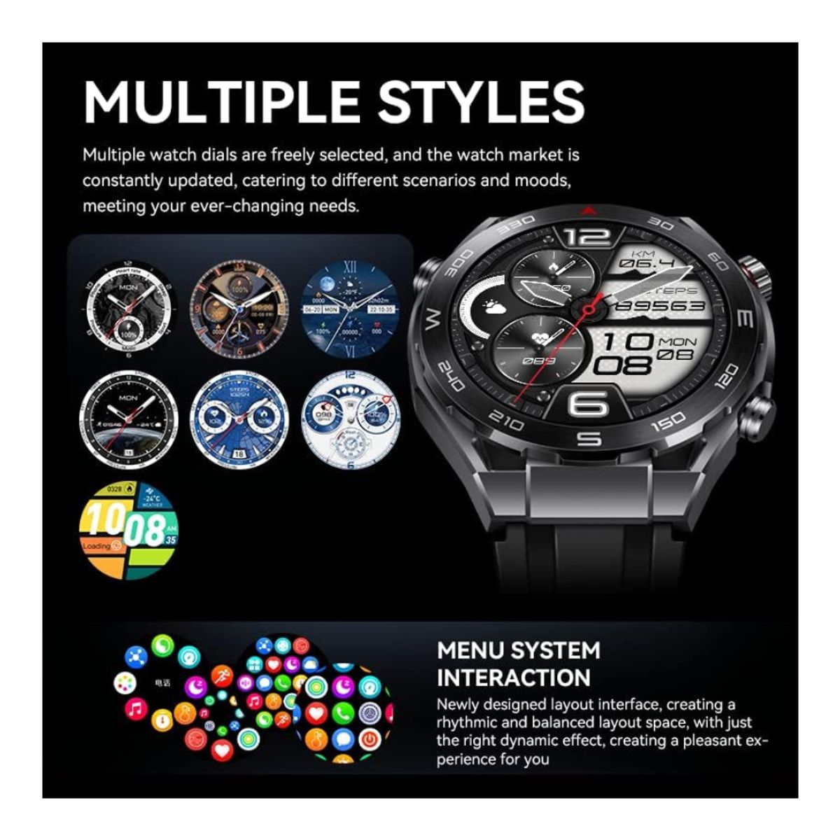 GENERICO - SMARTWATCH HW5 UlTIMATE AMOLED GOLD 480480px con GPS