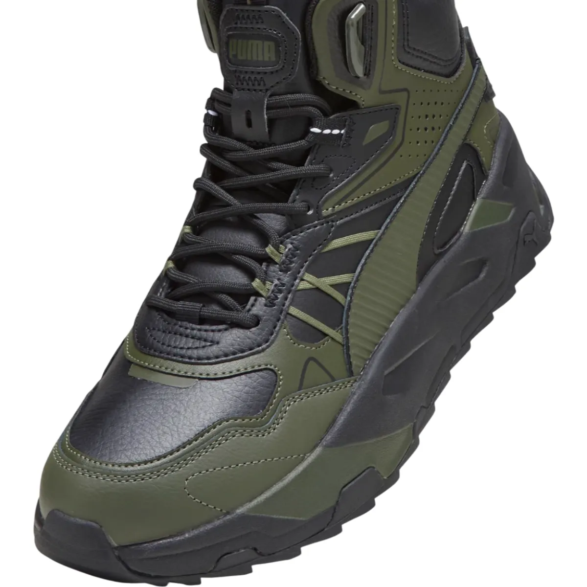 PUMA - Zapatilla Puma Trinity Mid Hybrid L 393985 04 Negro para Hombre