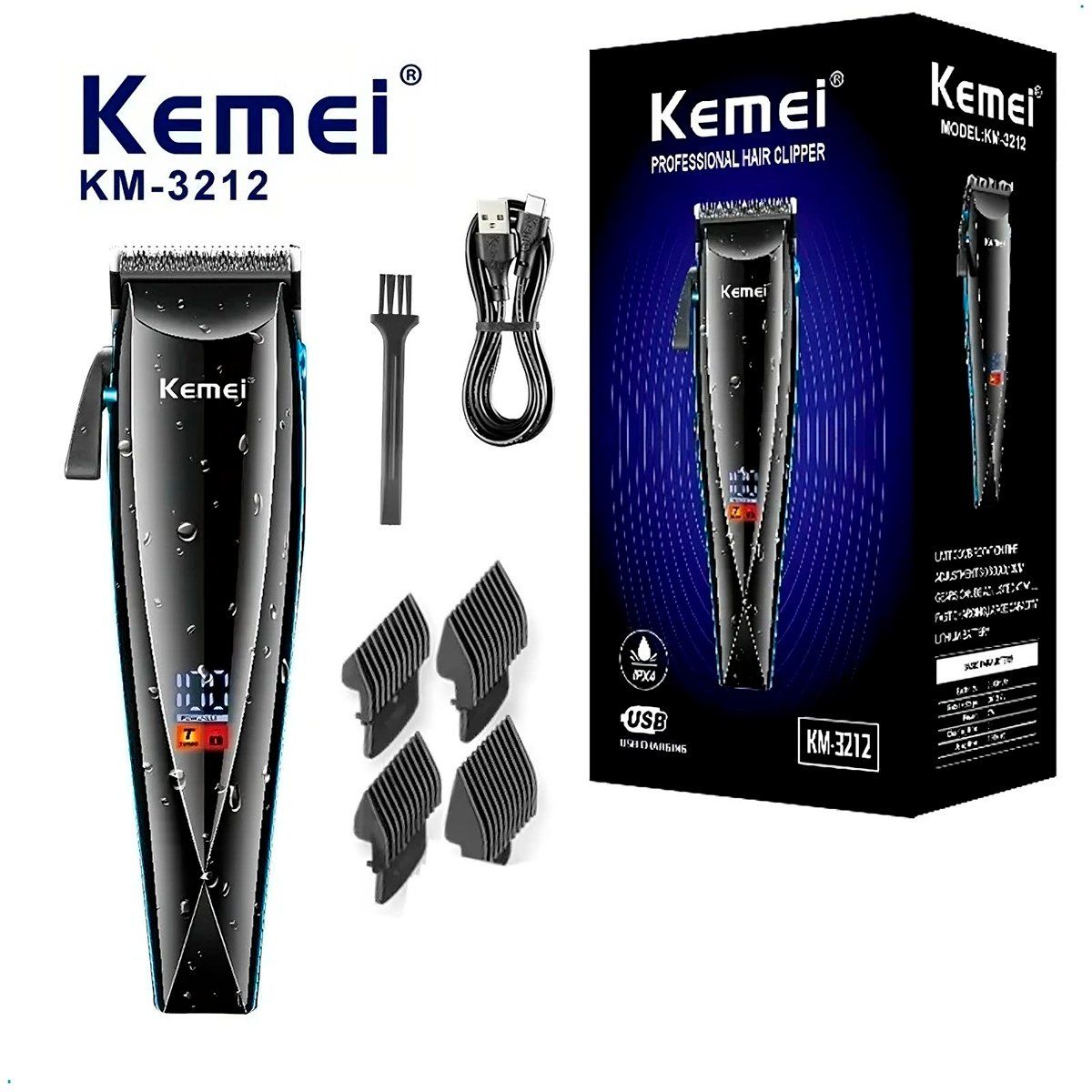 KEMEI - Máquina Cortador De Cabello Profesional Kemei Km3212 Clipper