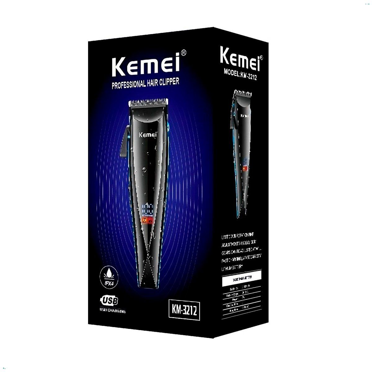 KEMEI - Máquina Cortador De Cabello Profesional Kemei Km3212 Clipper