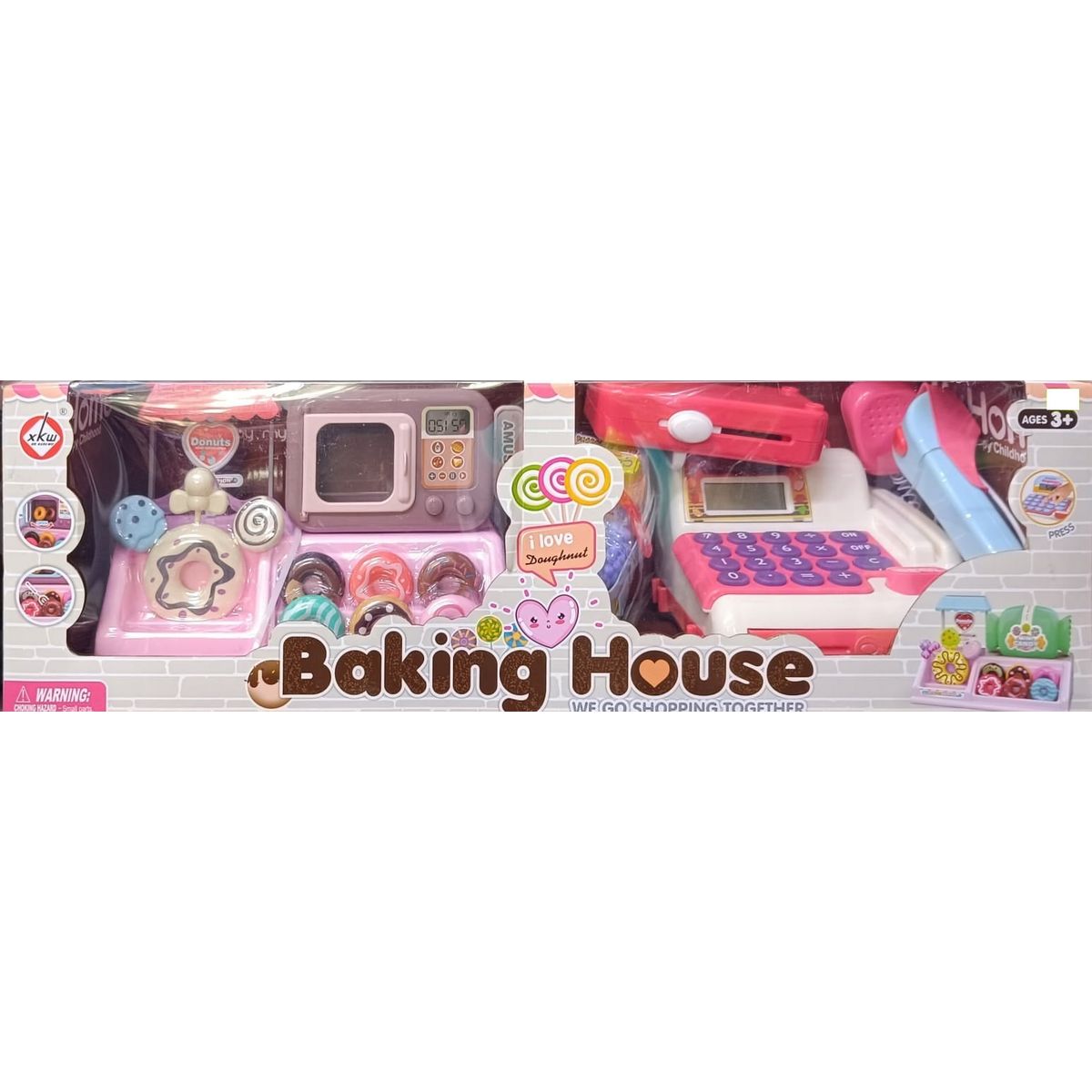 GENERICO - Set Tienda de Donuts con Caja Registradora