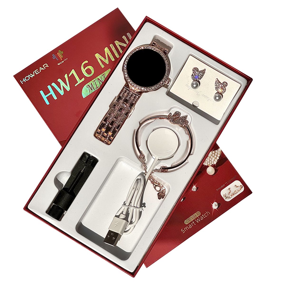 GENERICO - HW16 MINI Smart Watch Mujer NFC Bluetooth Reloj inteligente