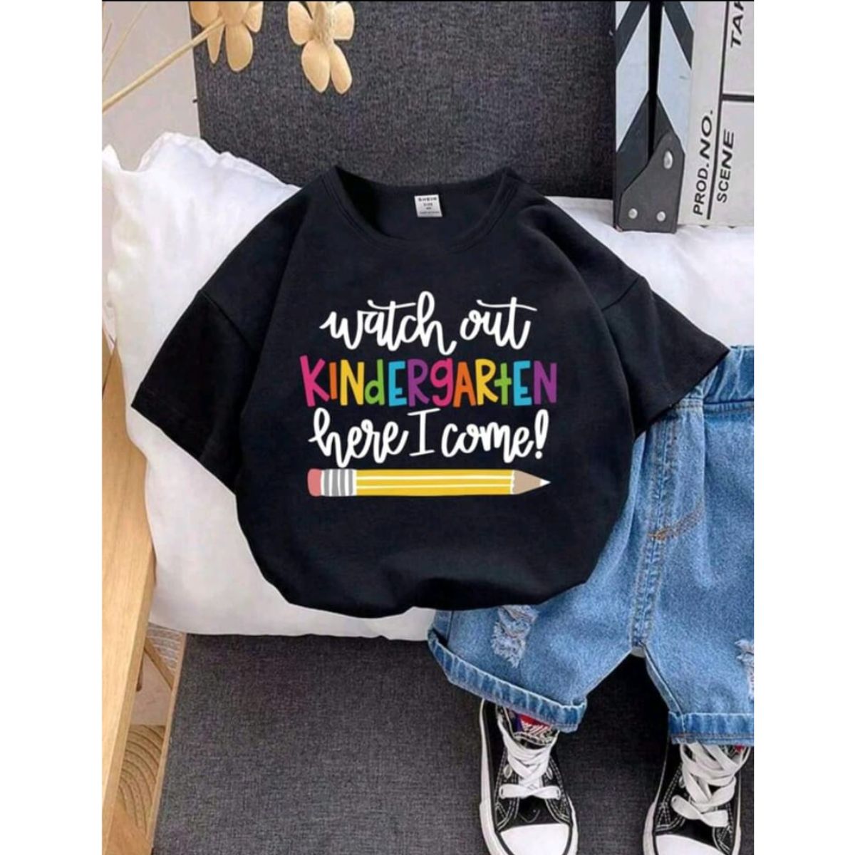 GENERICO - Camiseta de manga corta casual para niño