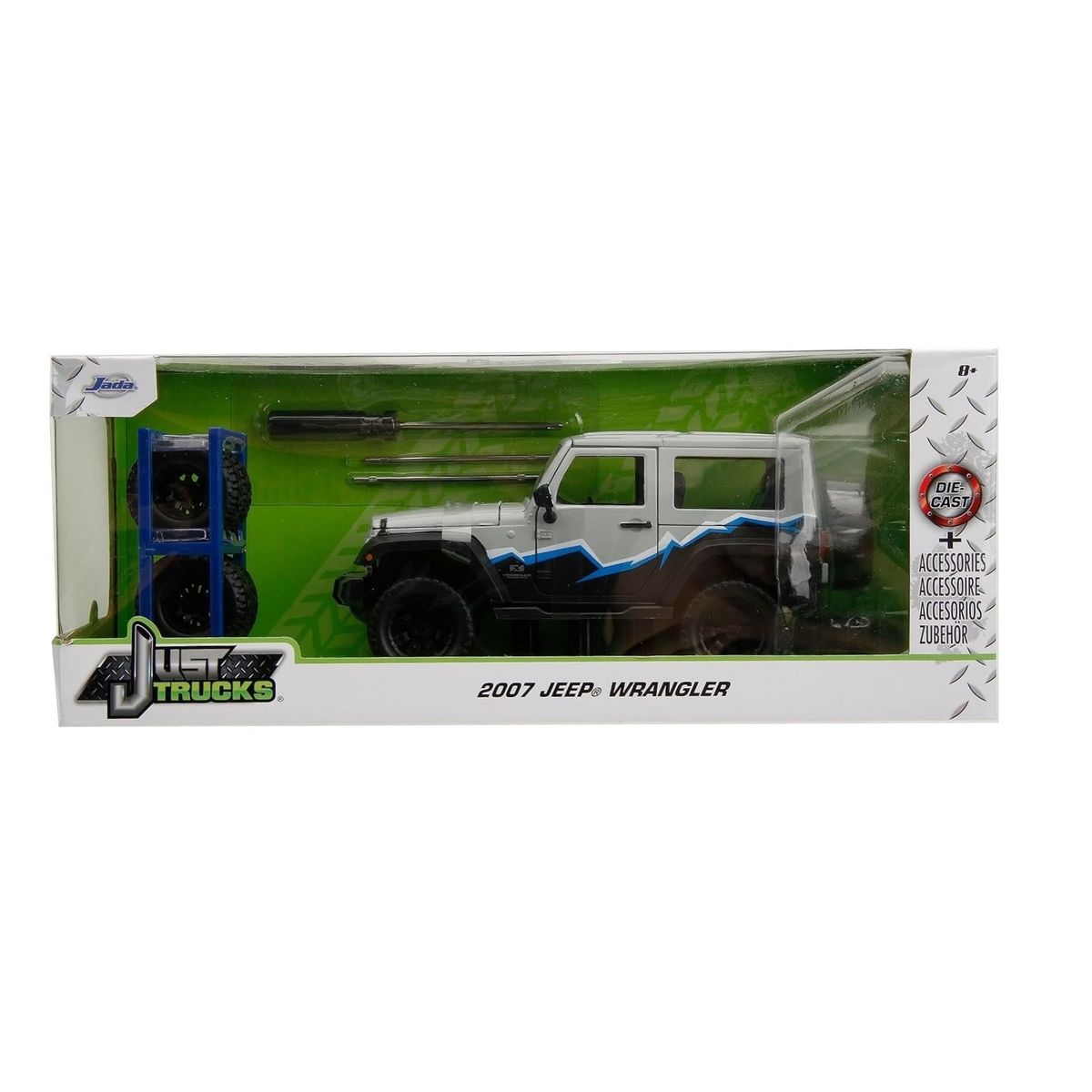 JADA TOYS - JEEP WRANGLER 2007 ESCALA 1 -24 COLECCION METAL