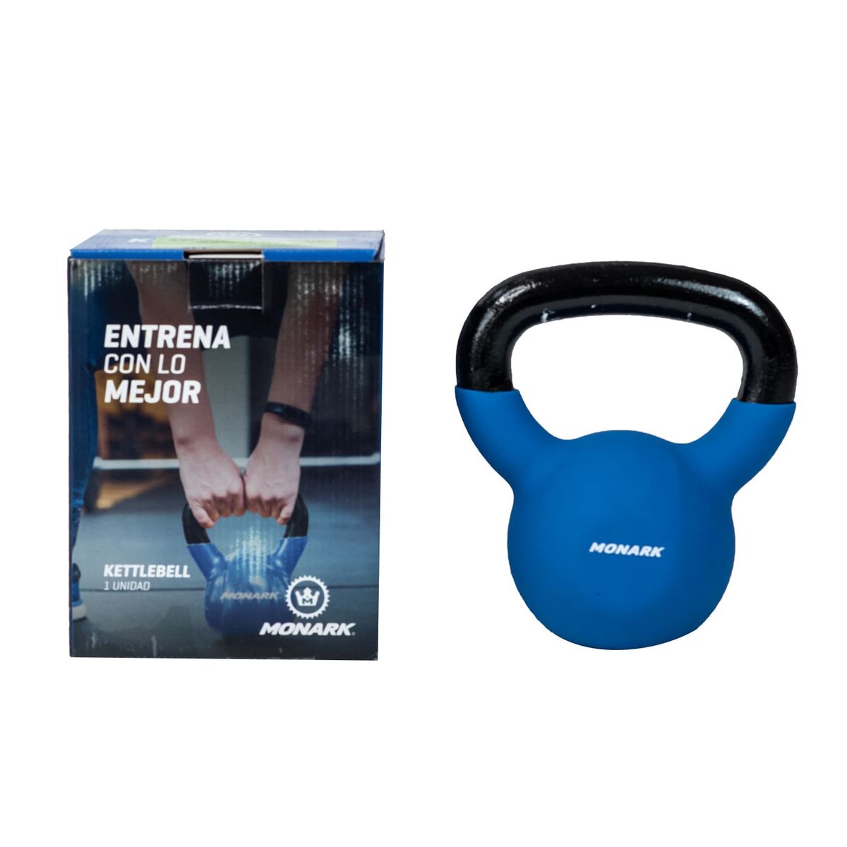MONARK - KETTLEBELL MONARK 8KG AZUL