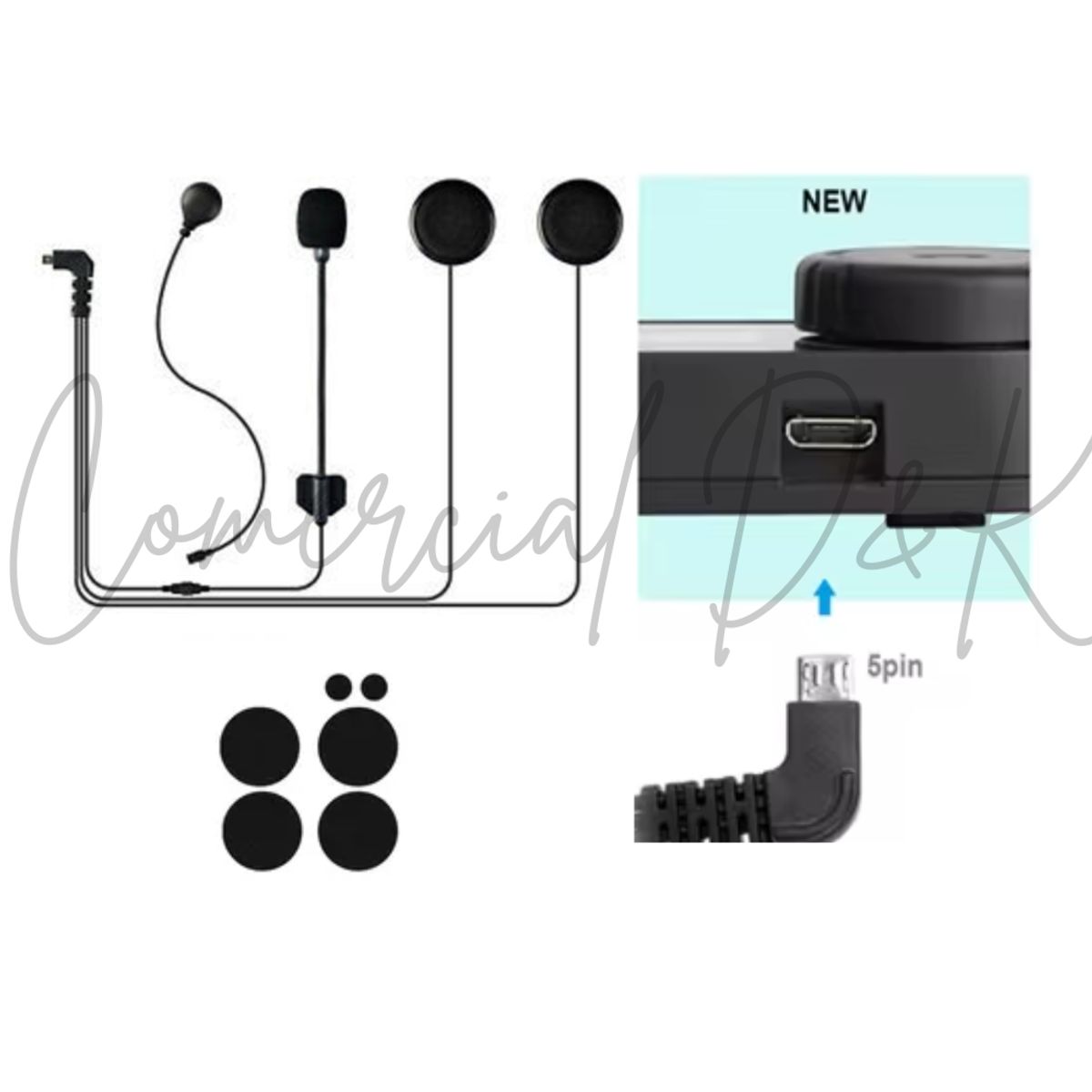 FREEDCONN - AURICULARMICRO 5PIN DE FREEDCONN TCOM KYPRO TMAXPRO R1