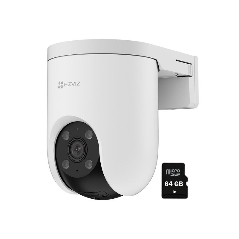 EZVIZ - Cámara Wifi Ezviz H8C PRO 5MP Giratoria 360 Smart + Micro SD 64GB