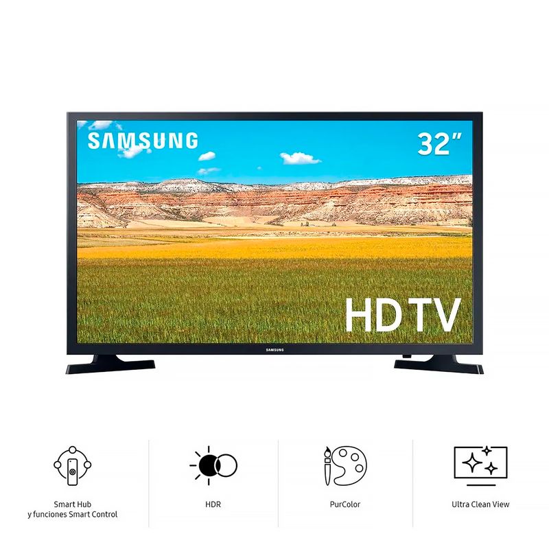 SAMSUNG - Televisor Samsung 32 Pulg. LED Smart TV HD UN32T4202AGXPE