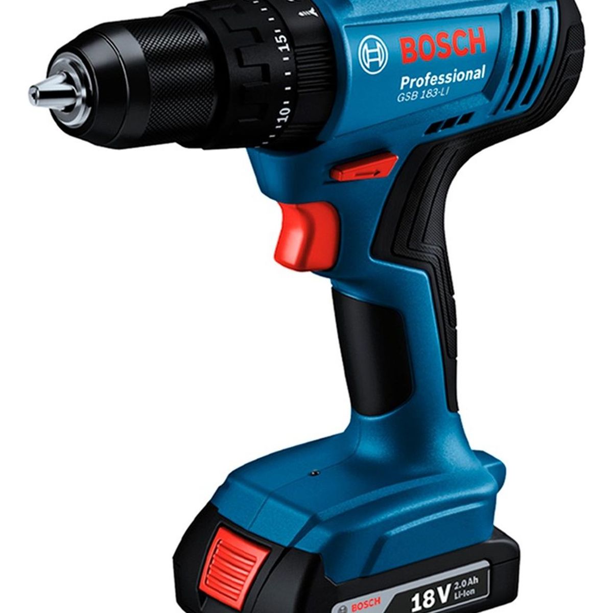 Bosch - Taladro Atornillador Percutor Bosch GSB 183-LI 18V + batería