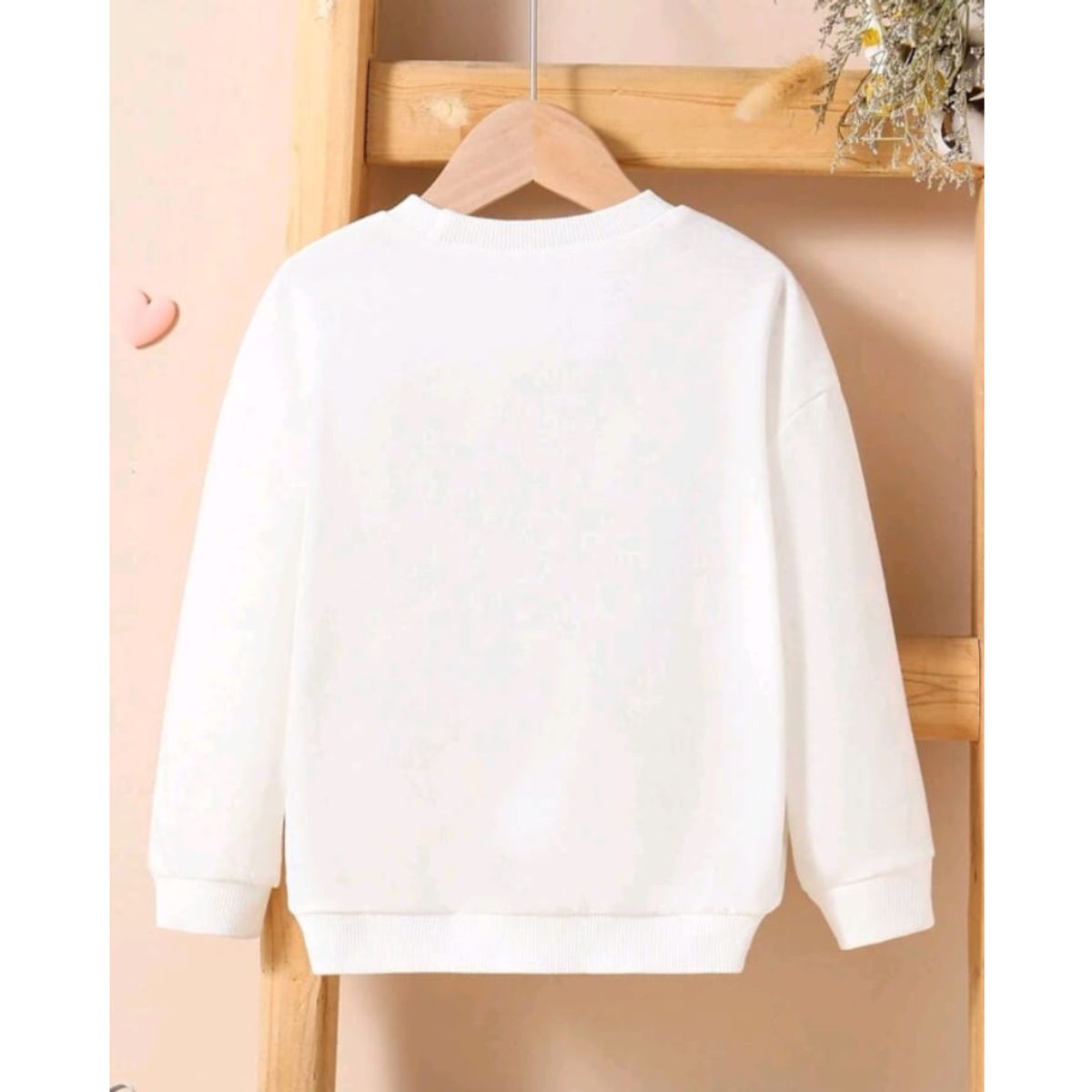 GENERICO - Sudadera Con Cuello Redondo Y Hombro Caído para niño