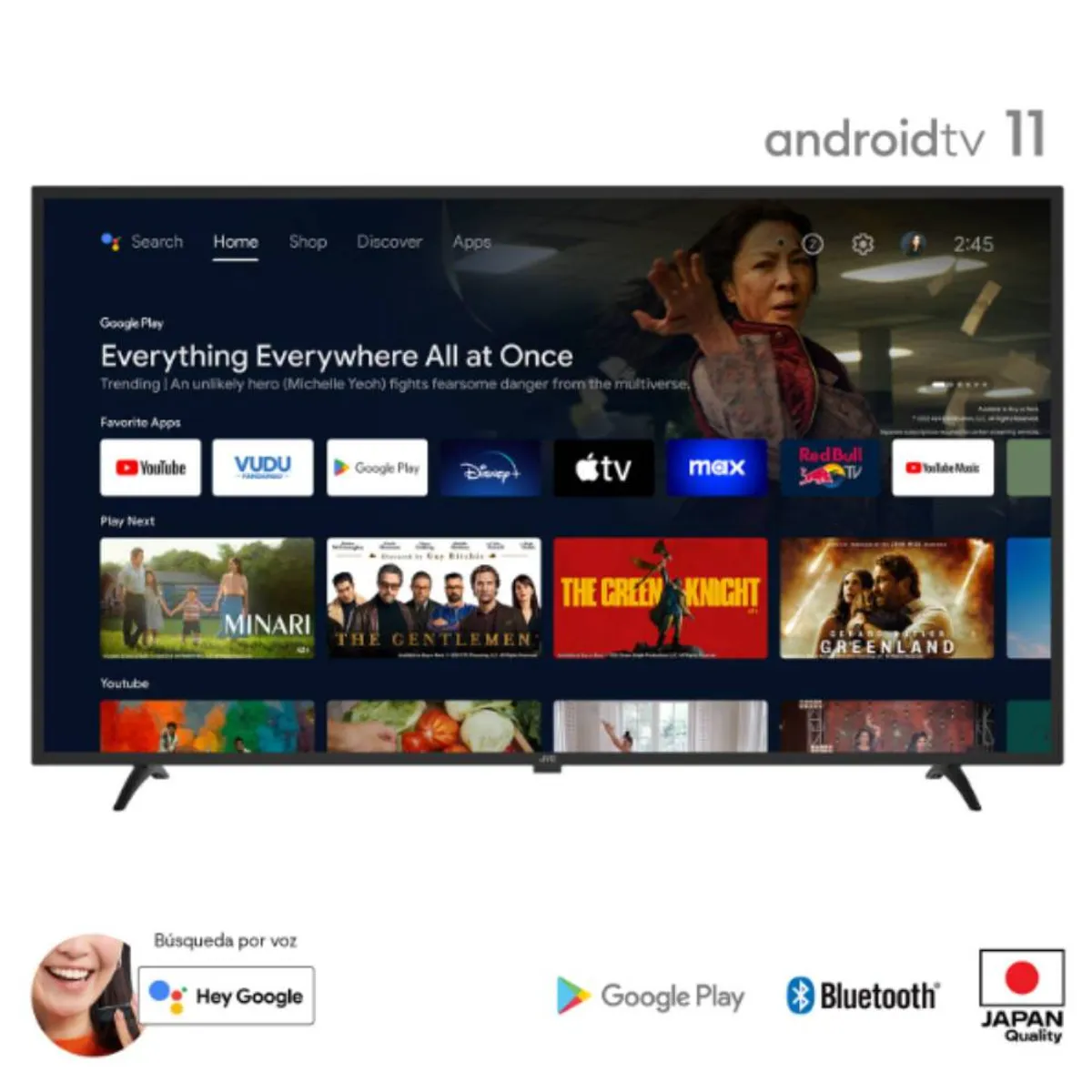 GENERICO - Televisor JVC 40 FHD Android Tv LT-40KB327