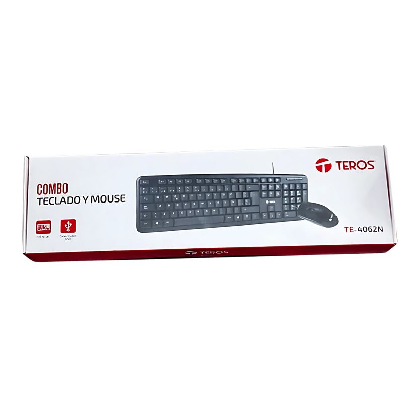 TEROS - KIT TECLADO Y MOUSE TEROS TE4062N