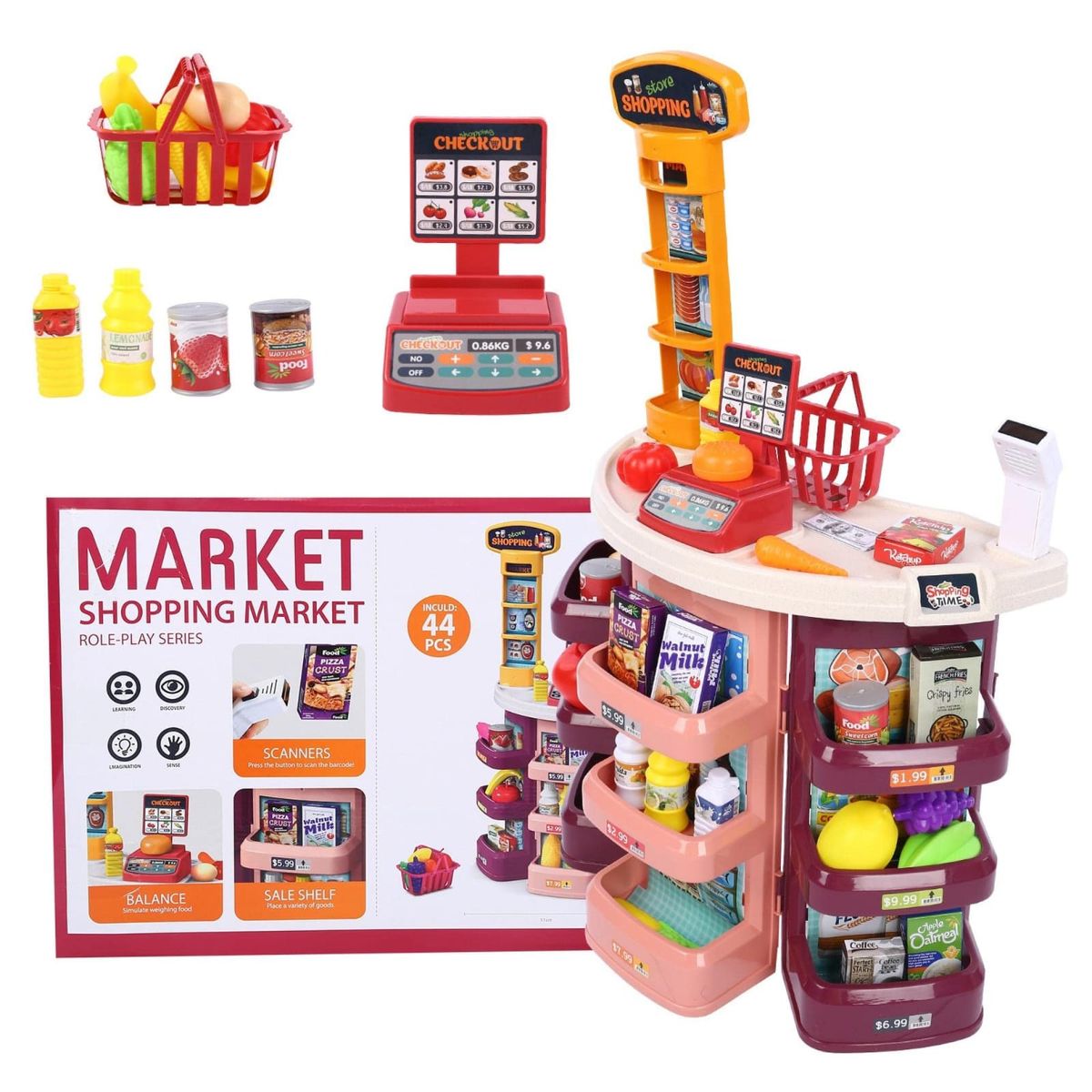 GENERICO - Set de Supermercado Super market Tienda Bodega