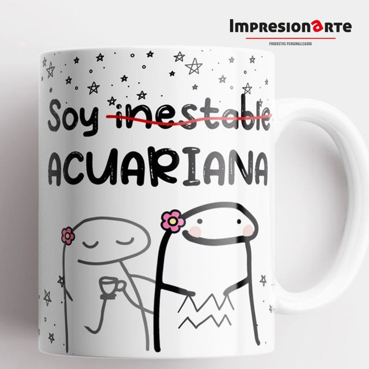 IMPRESIONARTE - Taza Horoscopo Acuario - Original