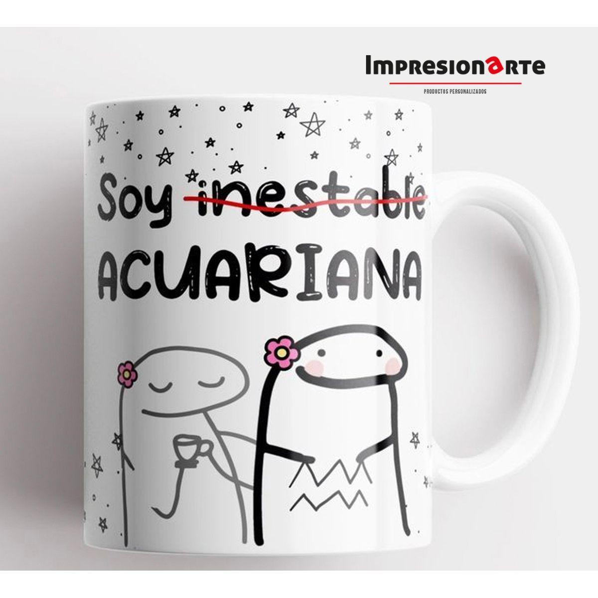 IMPRESIONARTE - Taza Horoscopo Acuario - Original