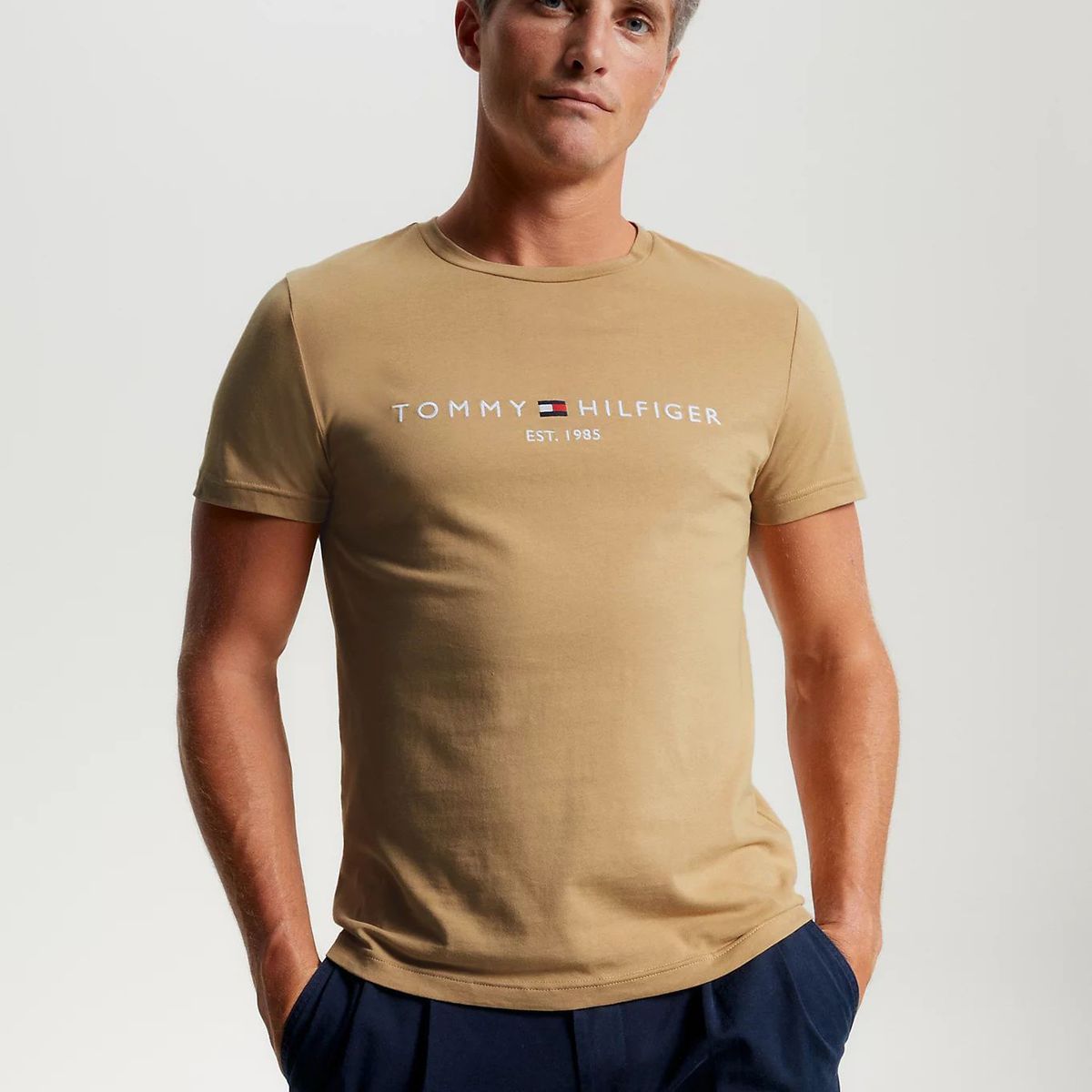 TOMMY HILFIGER - CAMISETA M/C TOMMY LOGO TEE