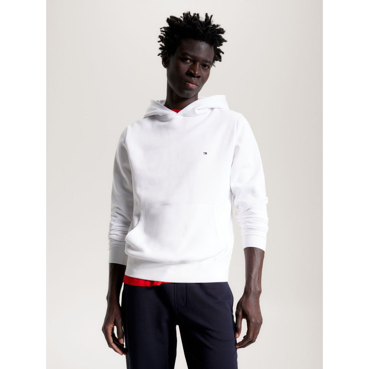 TOMMY HILFIGER - SWEATSHIRT IM NA FLAG LOGO HOODY