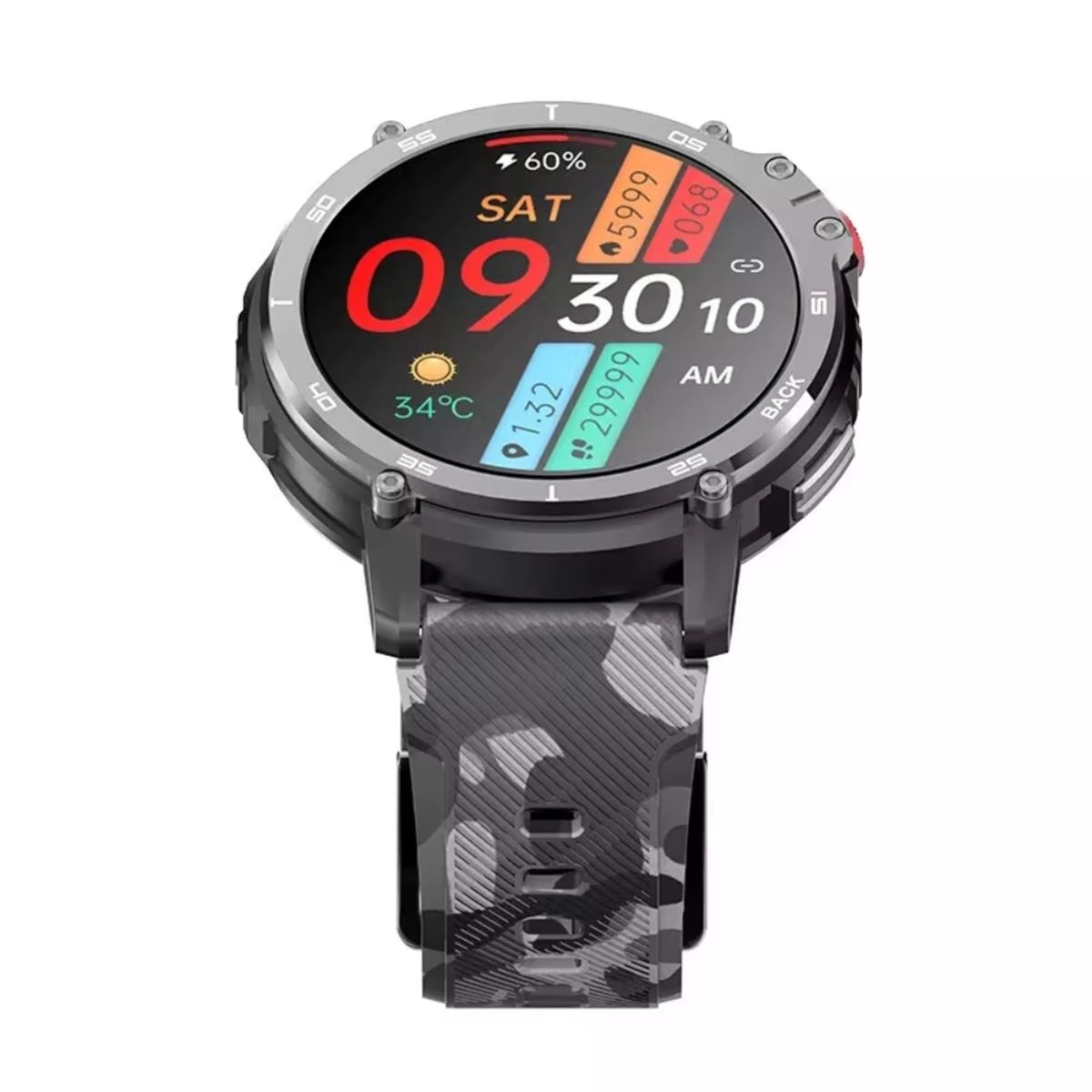 GENERICO - SmartWatch Deportivo C22 modelo 2024