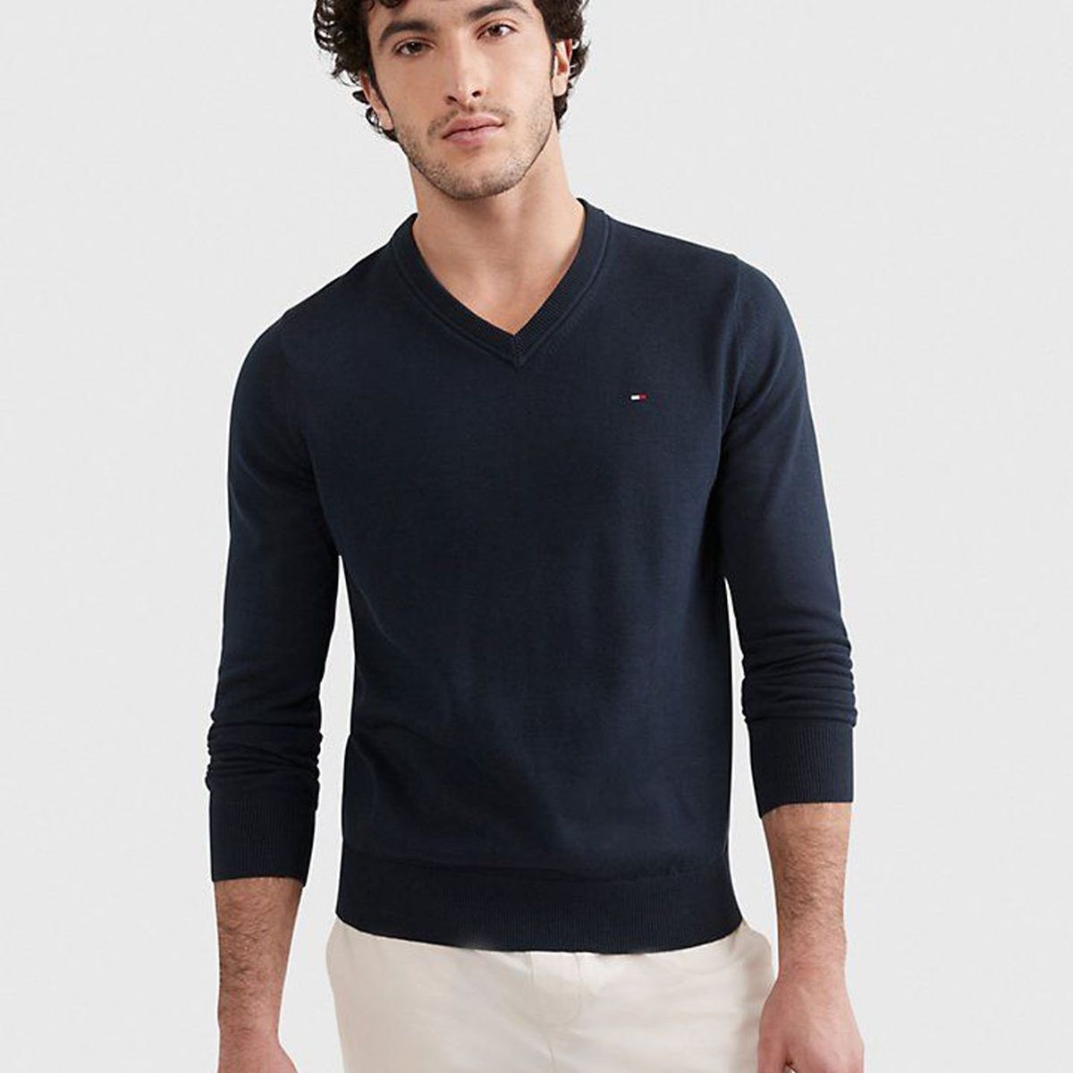 TOMMY HILFIGER - SWEATER M SYRACUSE VNECK SWEATER