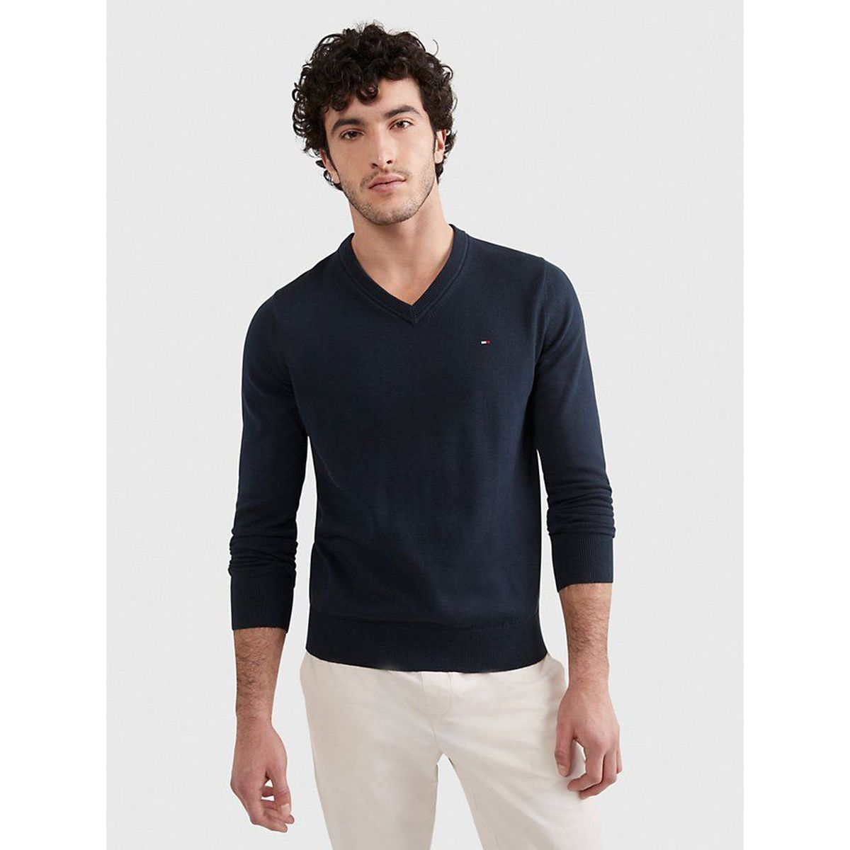 TOMMY HILFIGER - SWEATER M SYRACUSE VNECK SWEATER