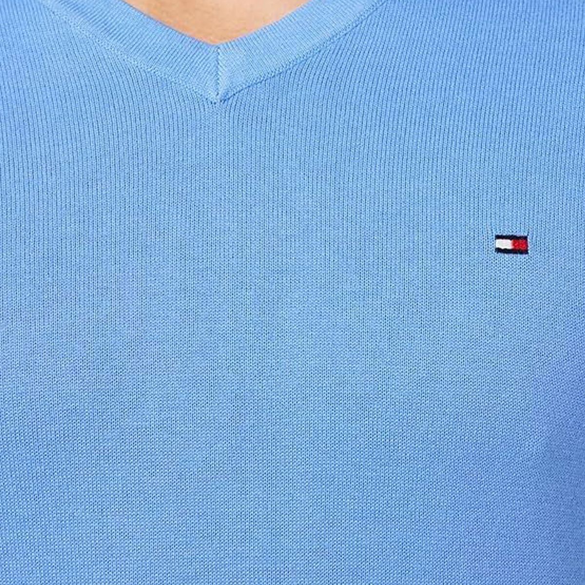 TOMMY HILFIGER - SWEATER CLASSIC COTTON V NECK