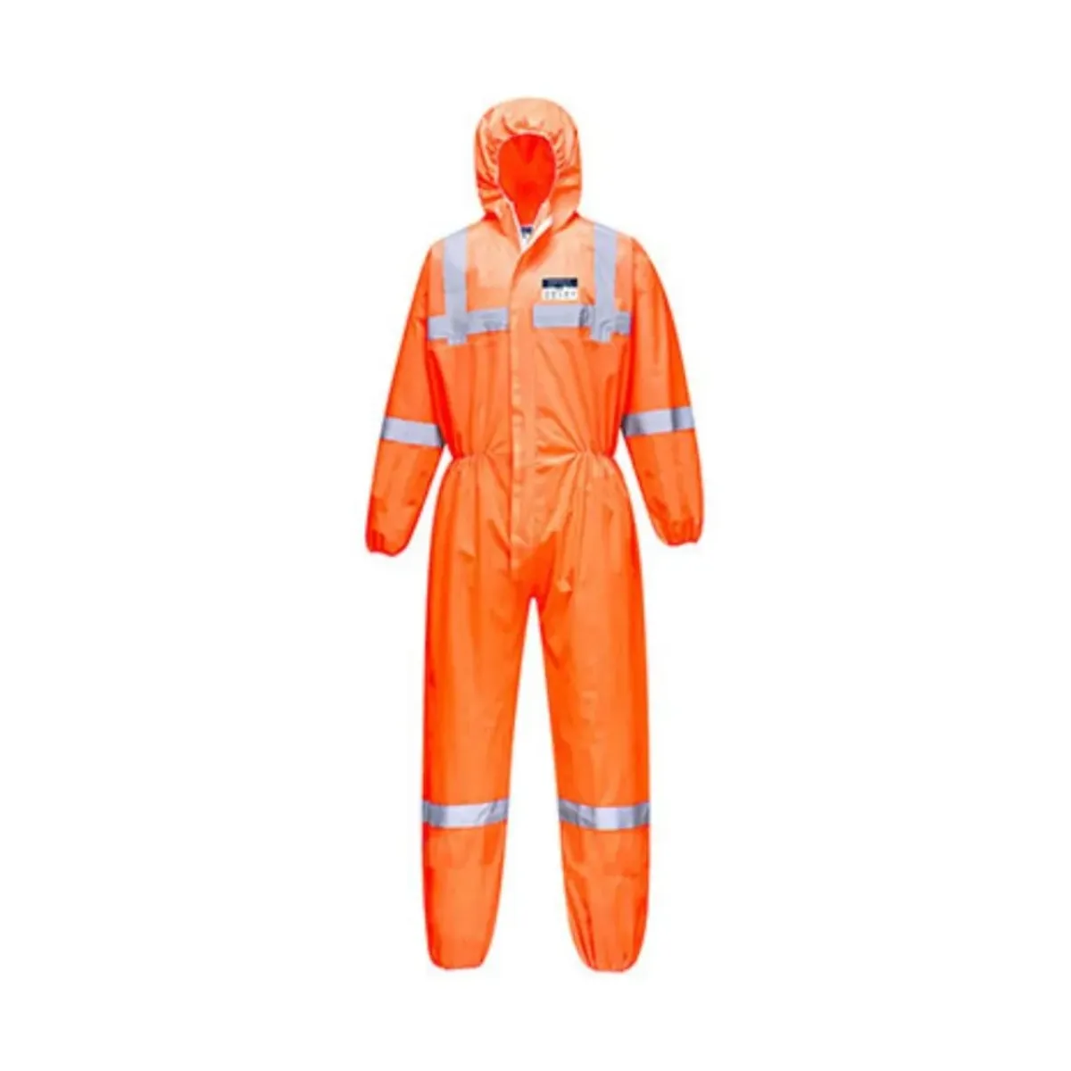 GENERICO - MAMELUCO TASLAM TEJIDO IMPERMEABLE  DE PROTECCION COLOR NARANJA SEGURIDAD MEDICA