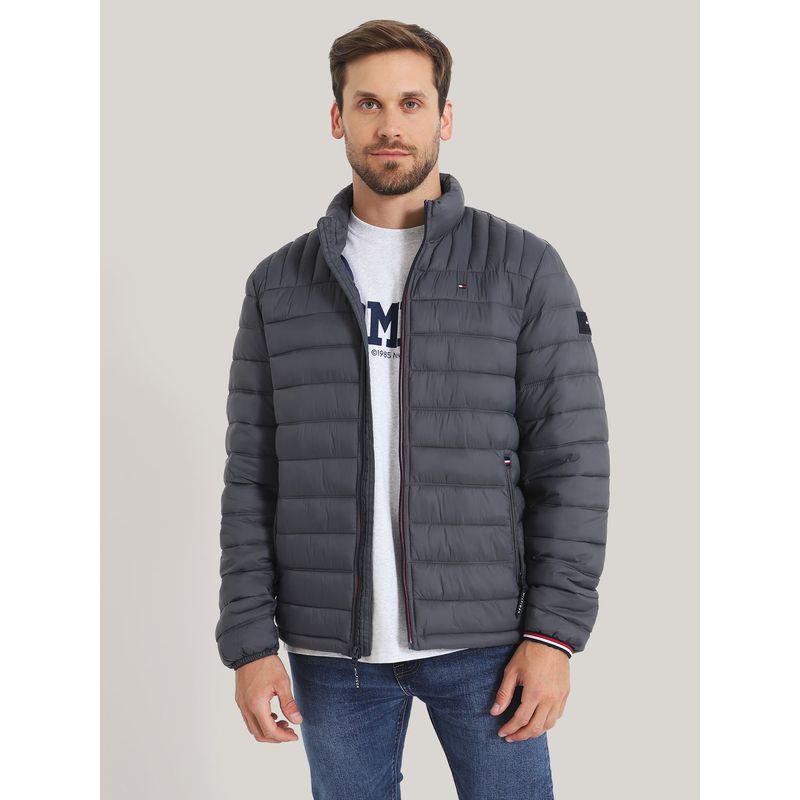 TOMMY HILFIGER - CASACA NYLON POLY FILLED LOGO PACKABL