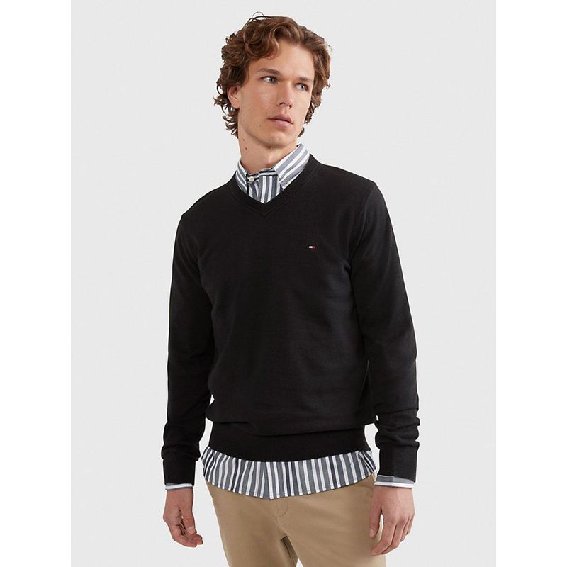 TOMMY HILFIGER - SWEATER M SYRACUSE VNECK SWEATER